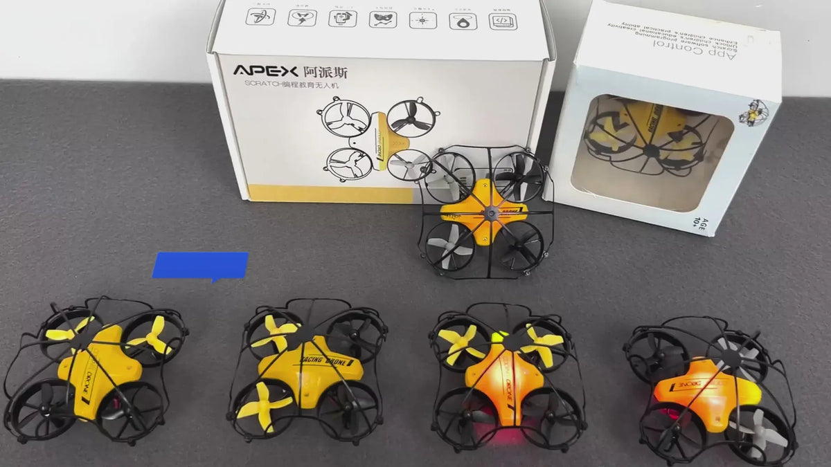 Mini Programmable Coding Drone – Blockly & Python | APEX AT-66BL