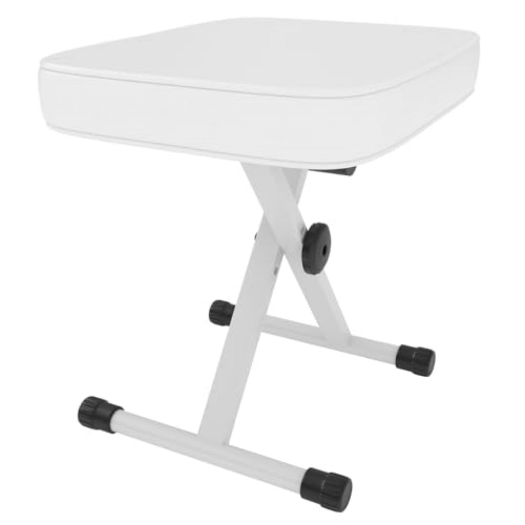 X-shaped Foldable Piano Guitar Stool, Equipped With 2.56-inch Thick High-density Foam And 3 Height Adjustment Positions