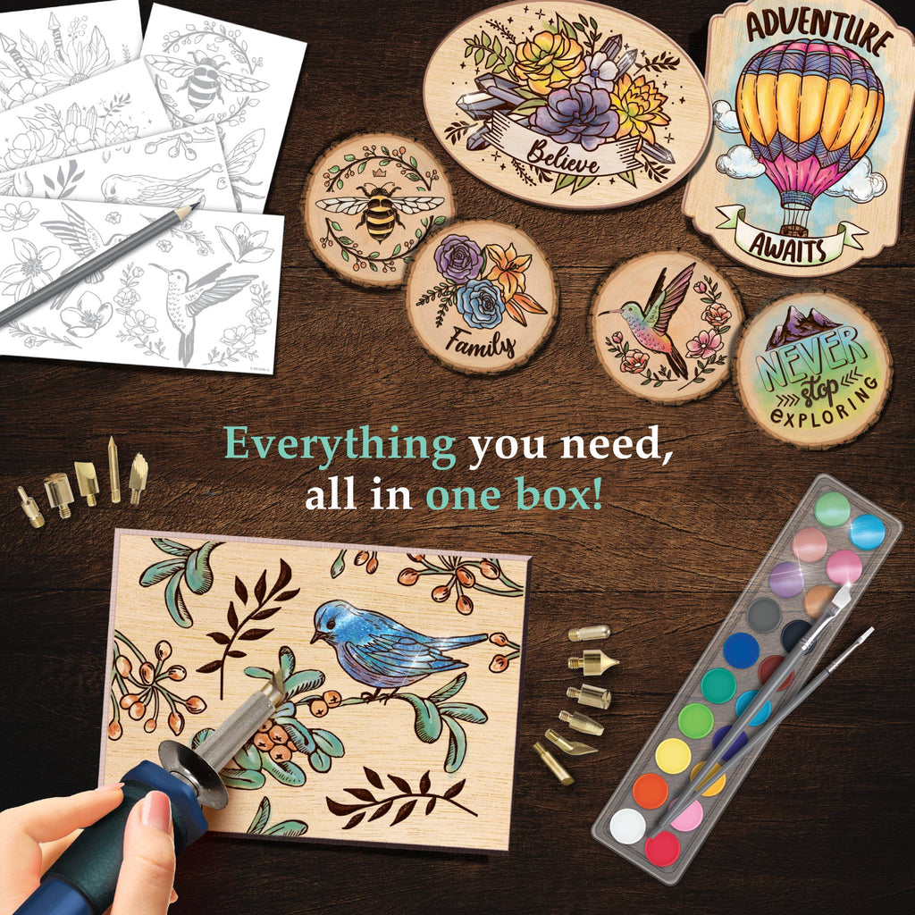 ArtSkills Wood Burning Tool Kit 55 Piece Complete Craft Kit