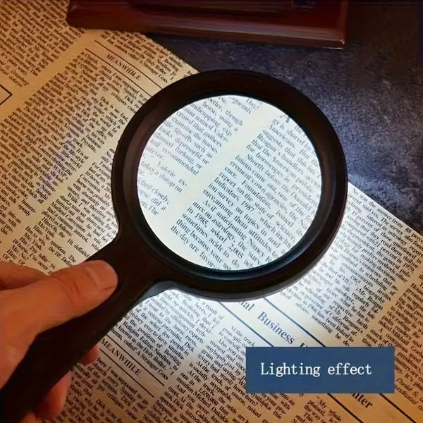 The Handheld Magnifying Glass With Light