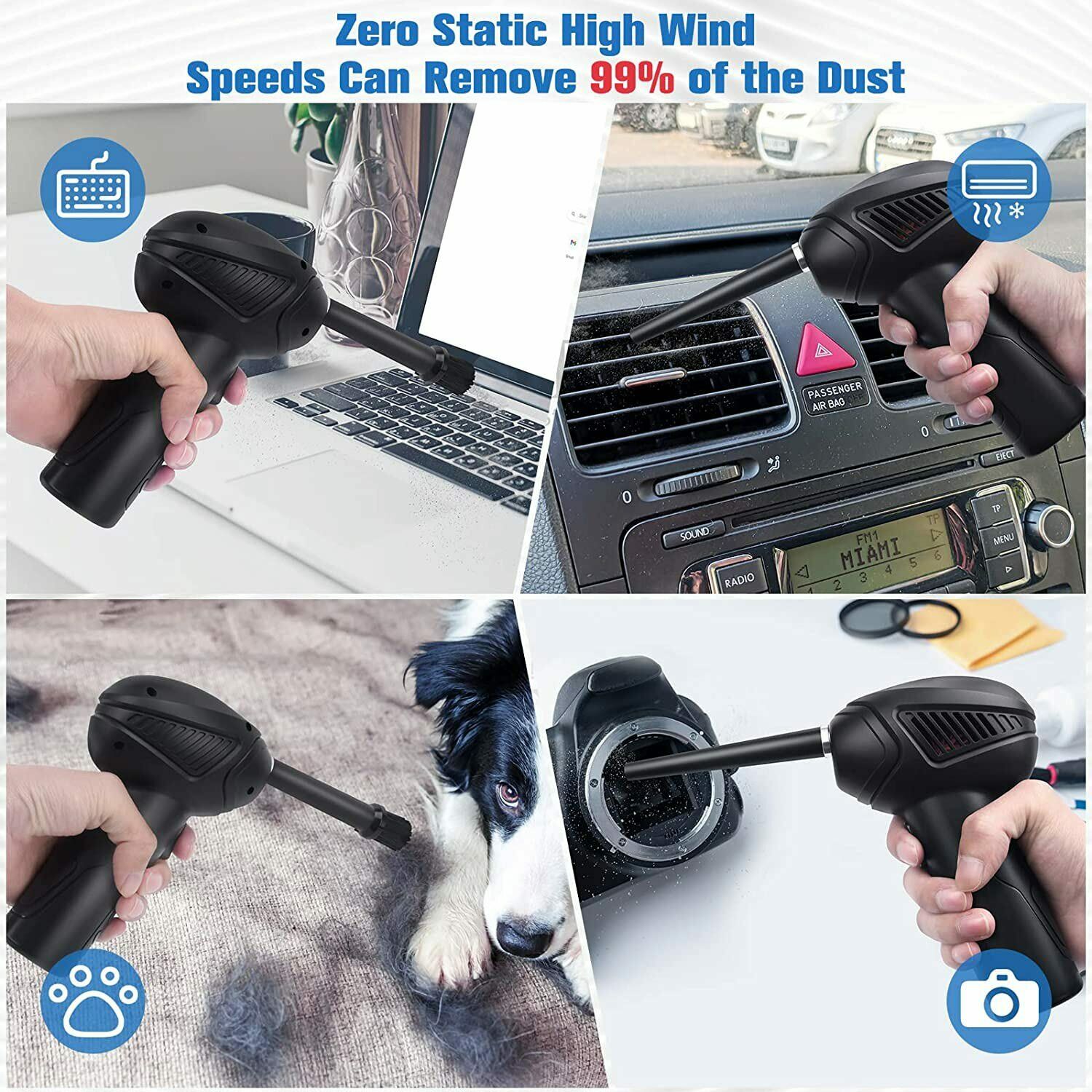 Rechargeable Air Duster For PC-Keyboard