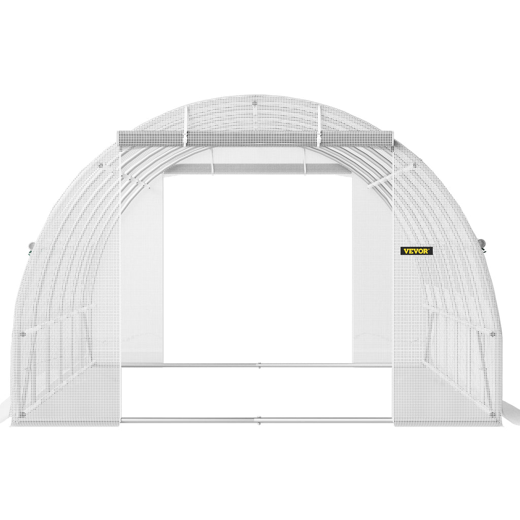 VEVOR Walk-in Tunnel Greenhouse, 20 X 10 X 7 Ft, White