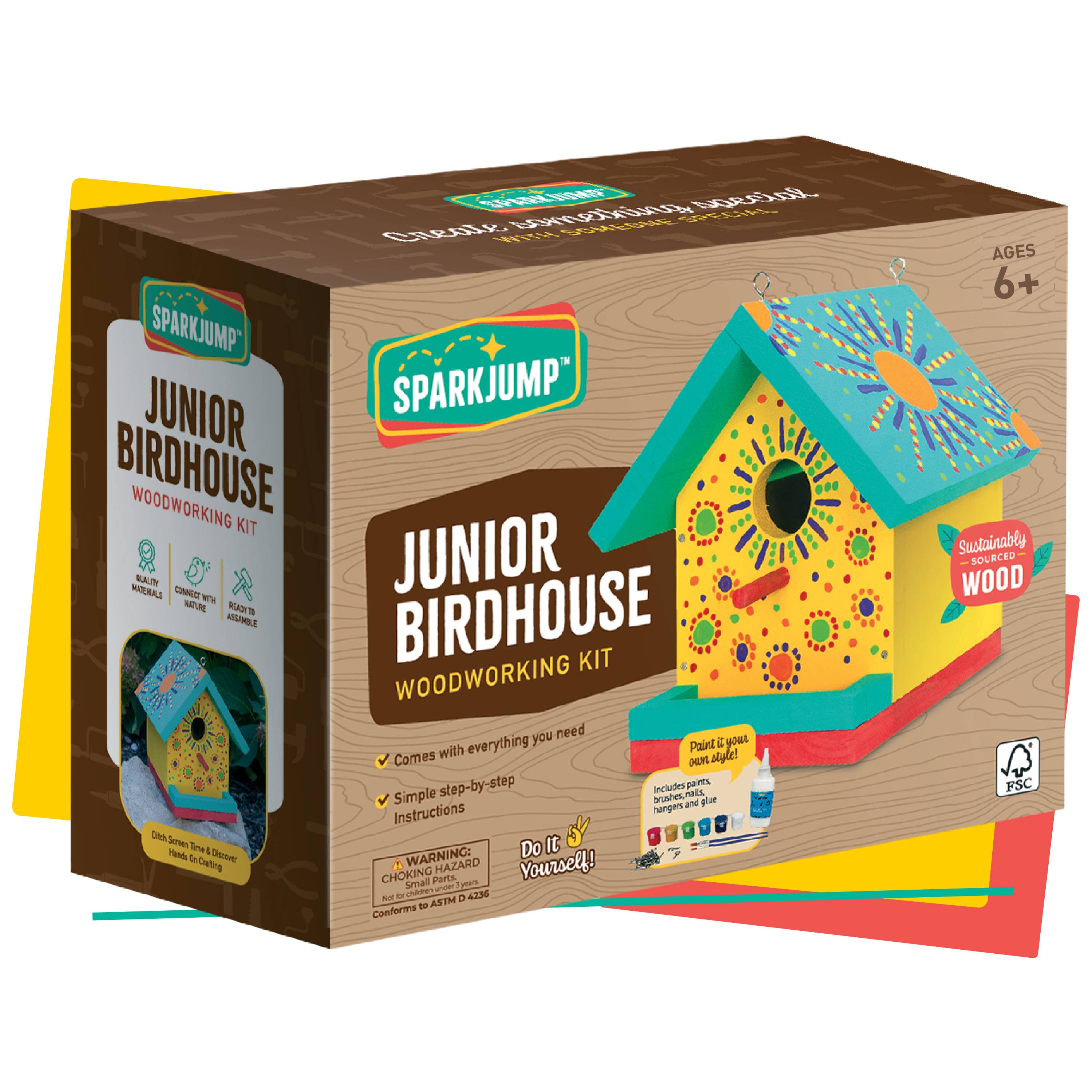 Jr. Birdhouse Woodworking Kit
