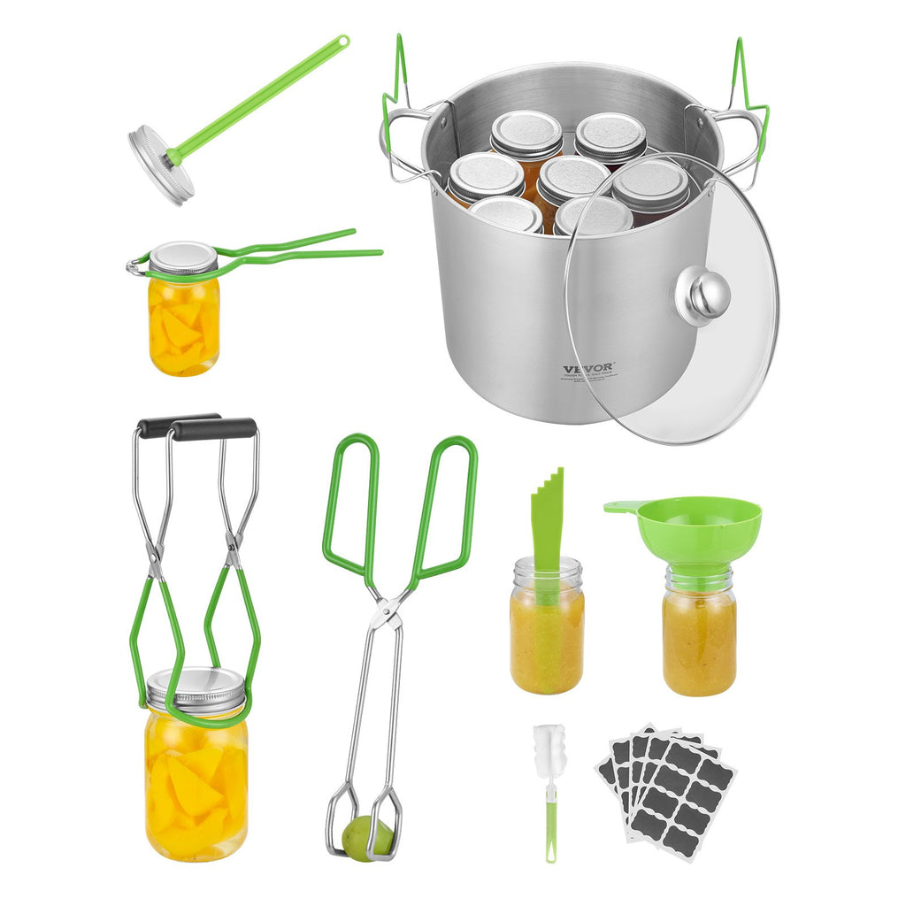 Water Bath Canning Supplies Starter Kit 9 PCS Stainless Steel