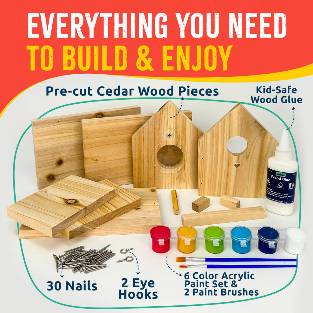 Jr. Birdhouse Woodworking Kit