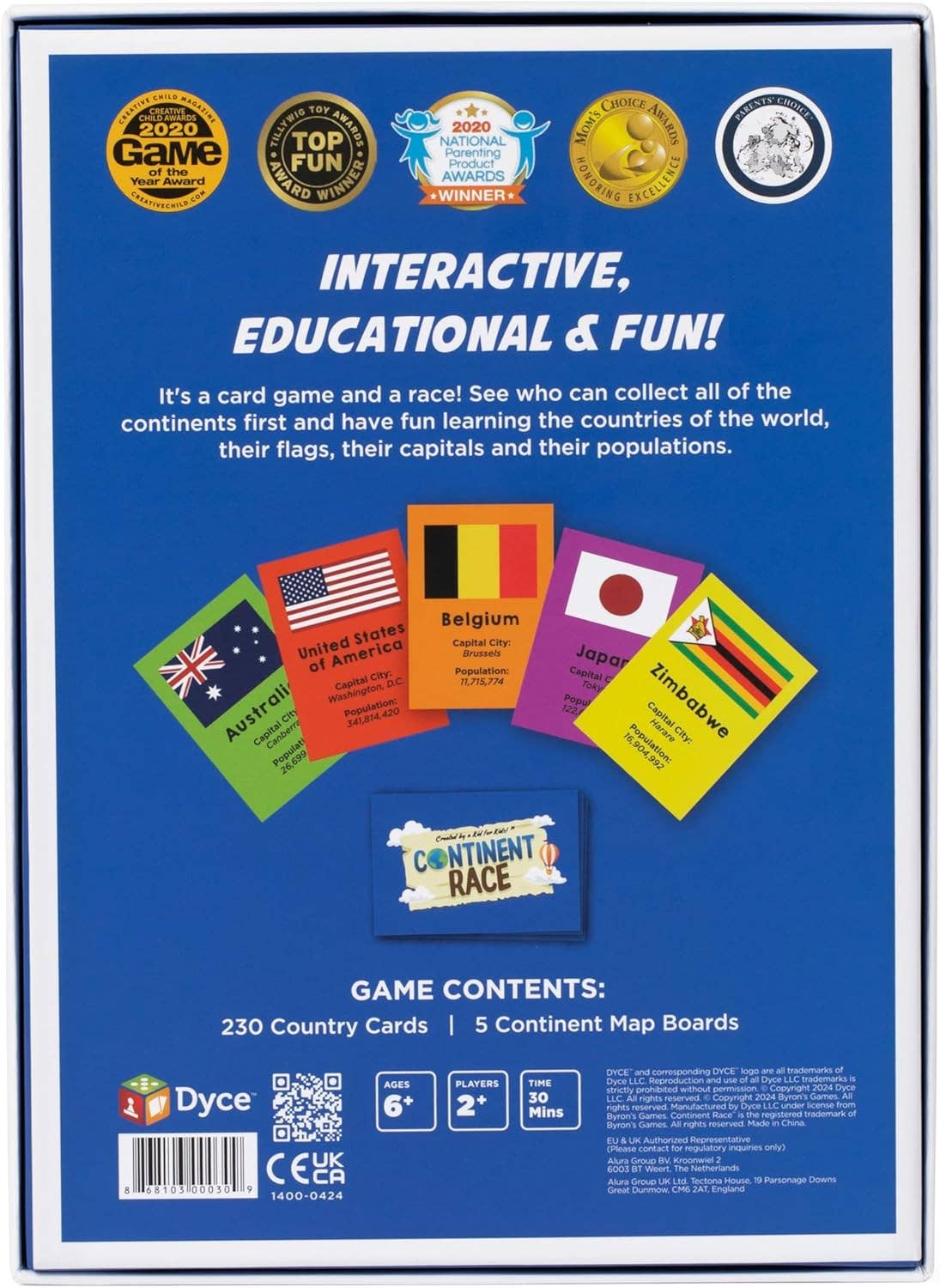 CONTINENT RACE: Geography Educational Game for Kids