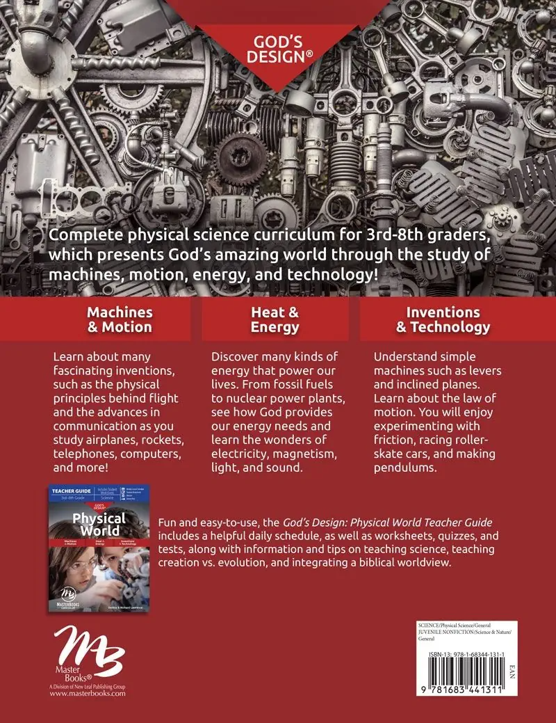 God's Design for the Physical World Set (MB Edition) Grades 3-8