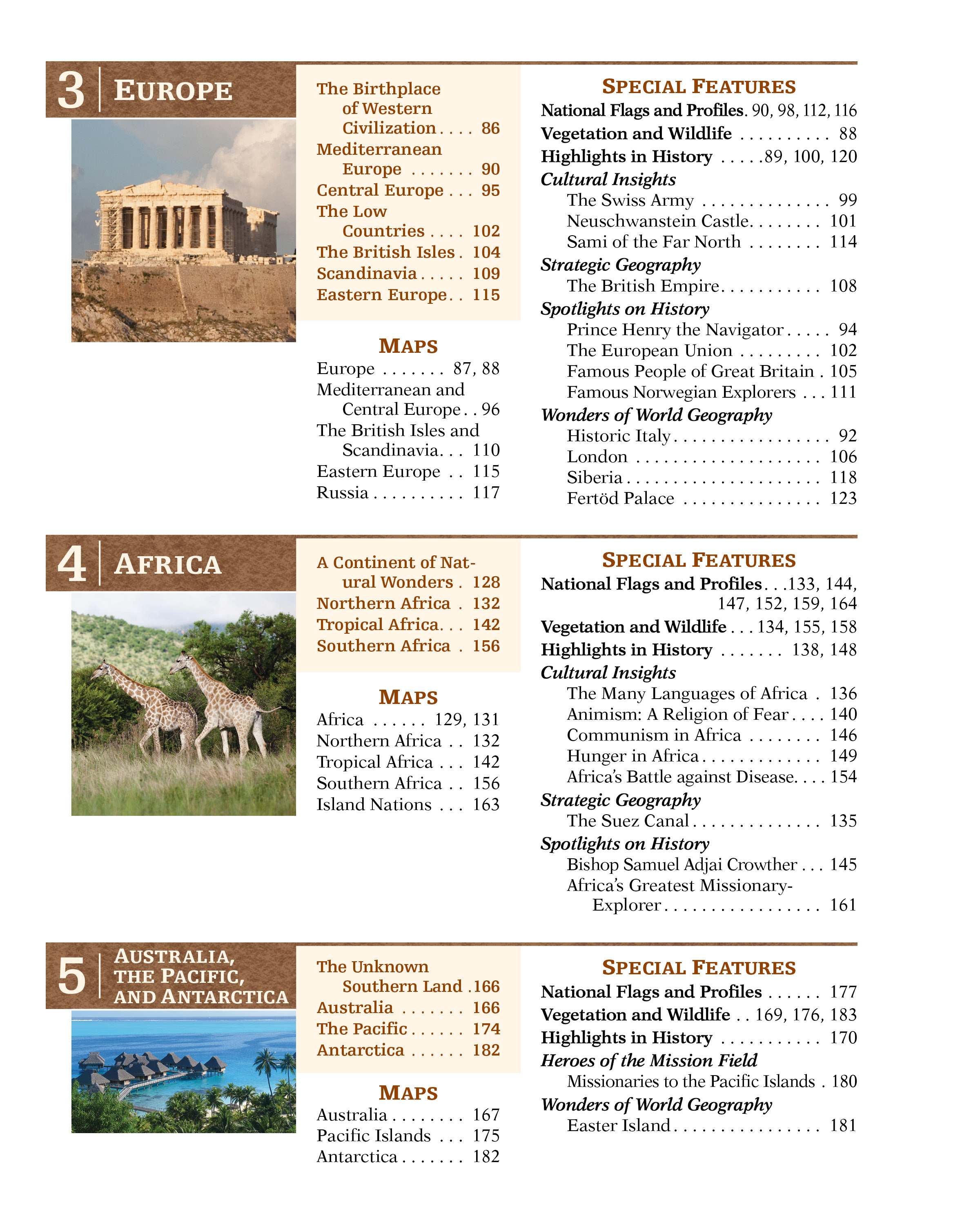 Abeka Student Book 9th Grade World Geography in Christian Perspective ( Used Good Condition Highlighting Throughout Book)