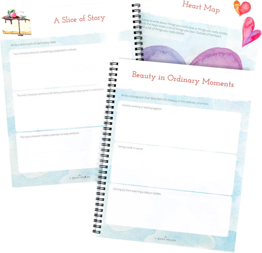 The Good And The Beautiful Creative Writing Notebook #1 |Grades 3-8 (Used, Child's Name on Cover)