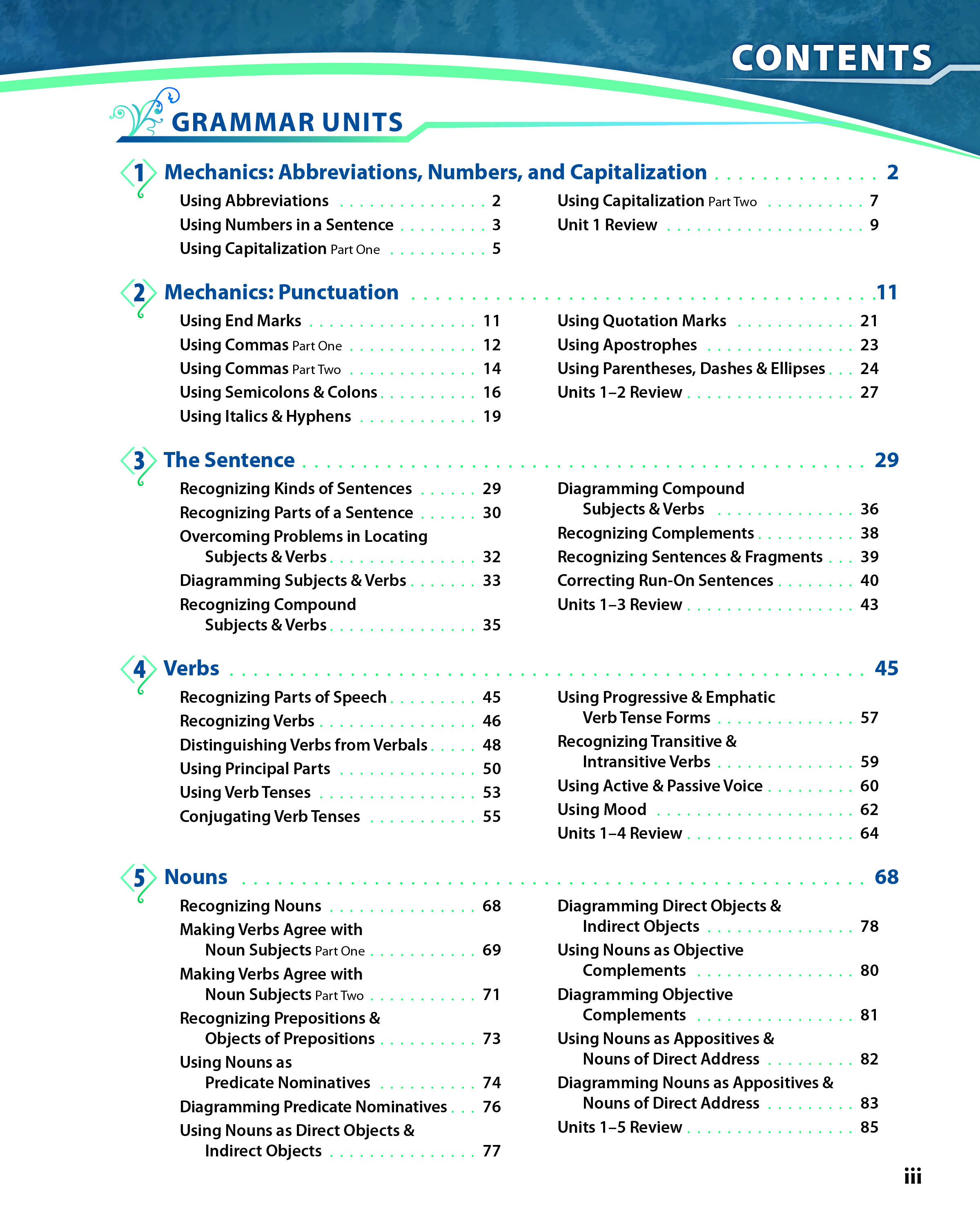 Abeka 10th Grade Grammar IV Teacher Key | Used Like New