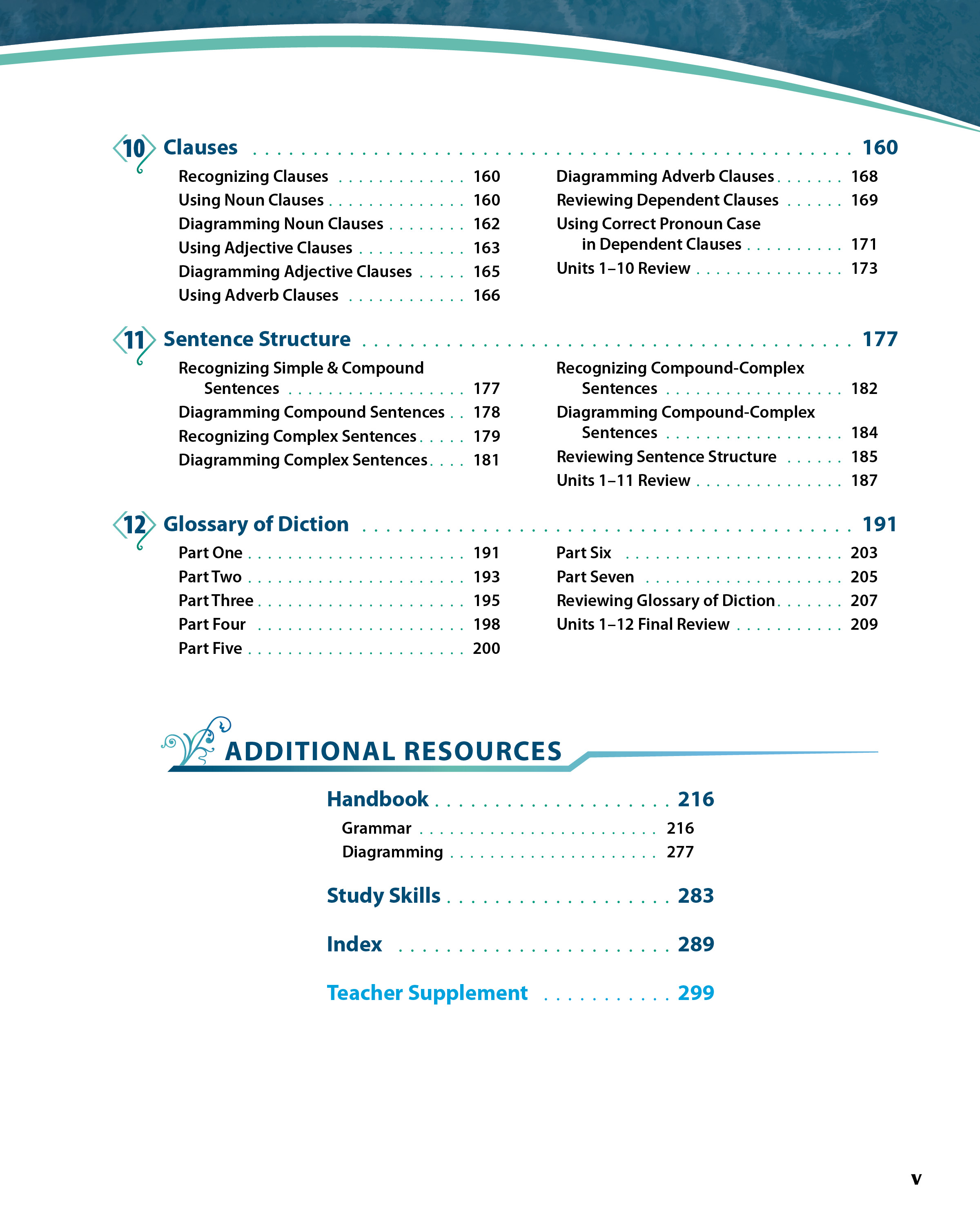 Abeka 10th Grade Grammar IV Teacher Key | Used Like New