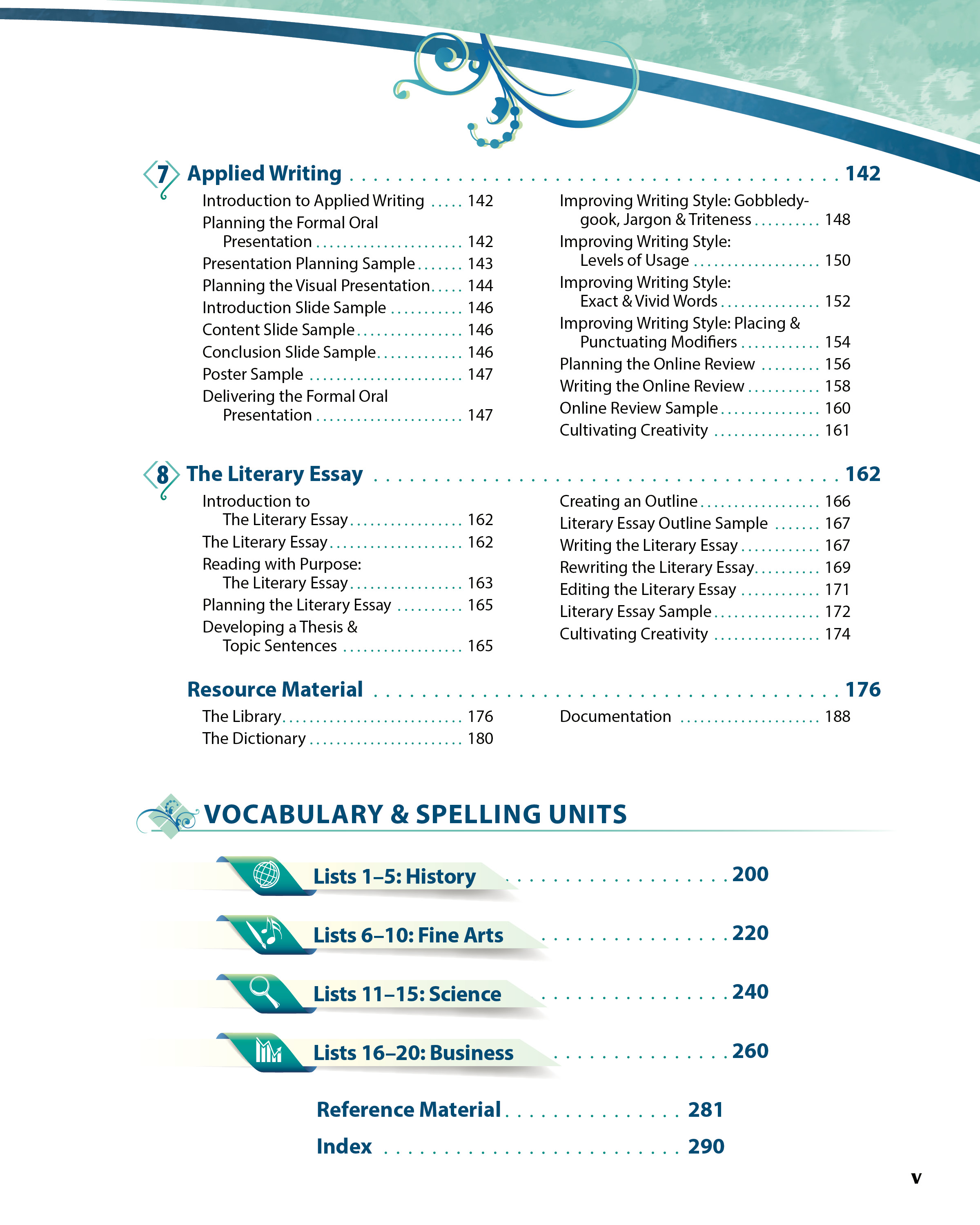 Abeka 10th Grade Composition with Vocabulary and Spelling IV |Teacher Key| Used Like New