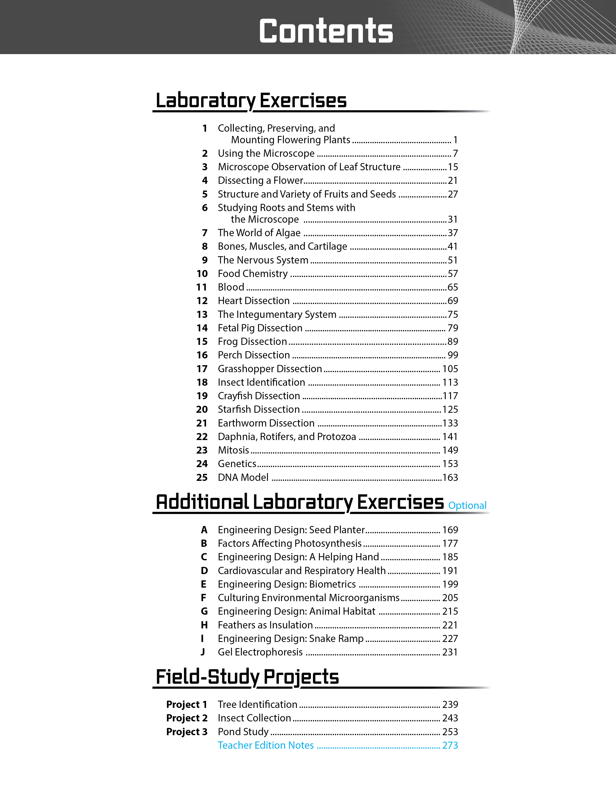 10th Grade Biology Field and Laboratory Manual |Teacher Edition | Used Like New