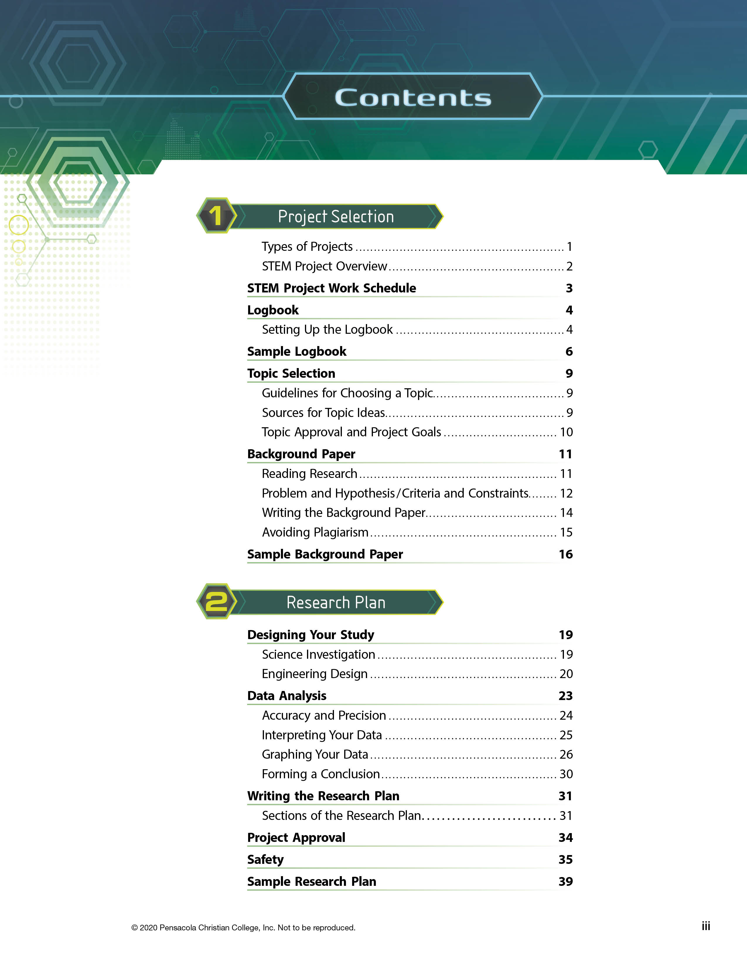 9th Grade STEM Project Guide | Teacher Key | Used Like New