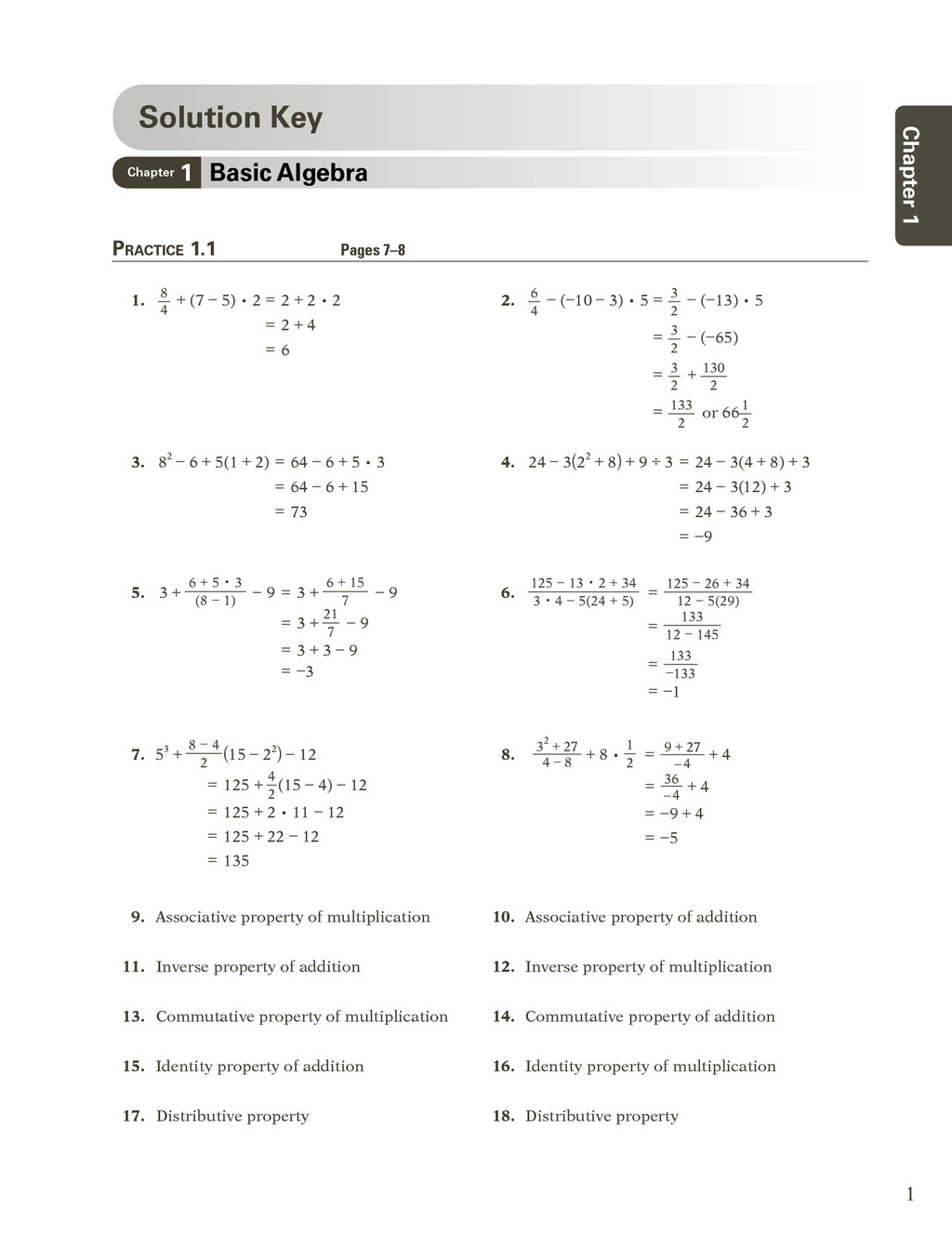 Abeka 10th Grade Algebra 2 Solution Key | Used Like New
