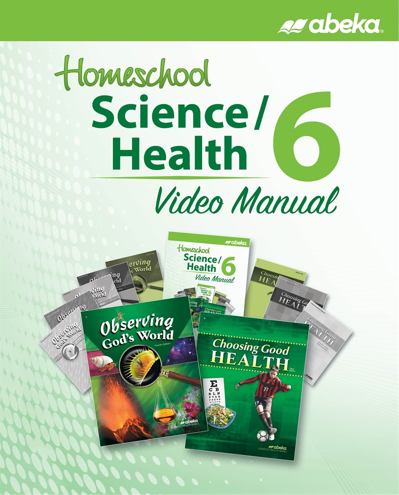 Abeka Homeschool Science and Health 6 Video Manual | Used Like New