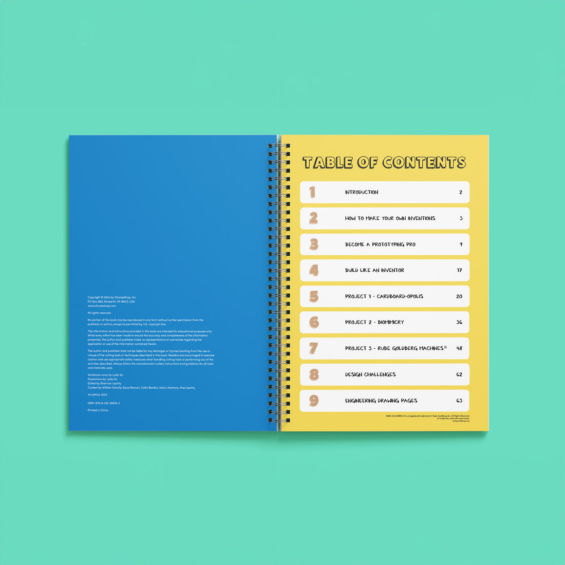Chompshop Inventor's Workbook For Chompshop Educational STEM Tool for Critical Thinking and Hands-On Learning