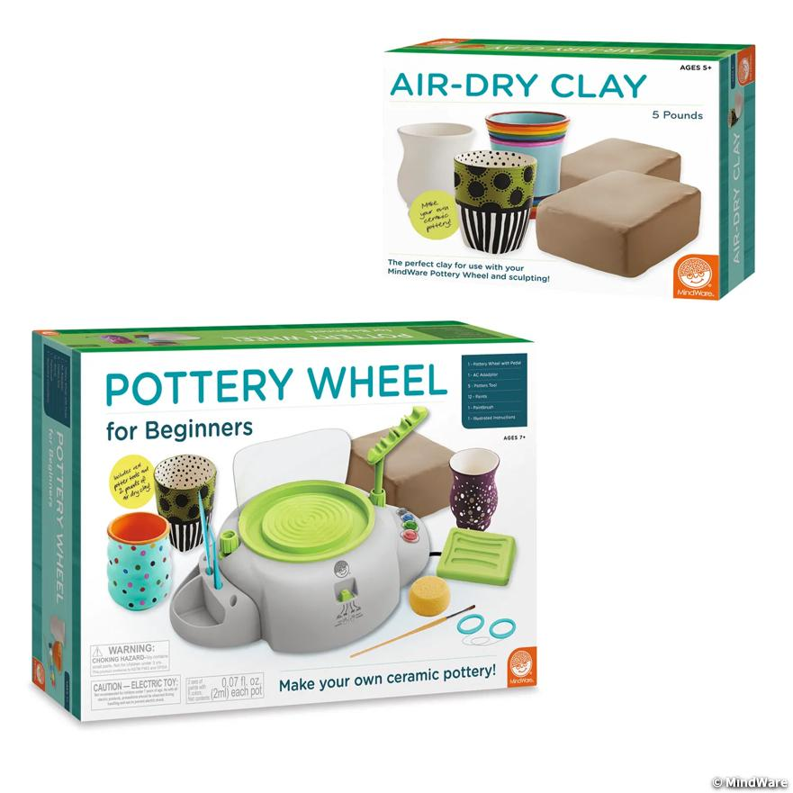 Pottery Wheel For Beginners with Clay Refill