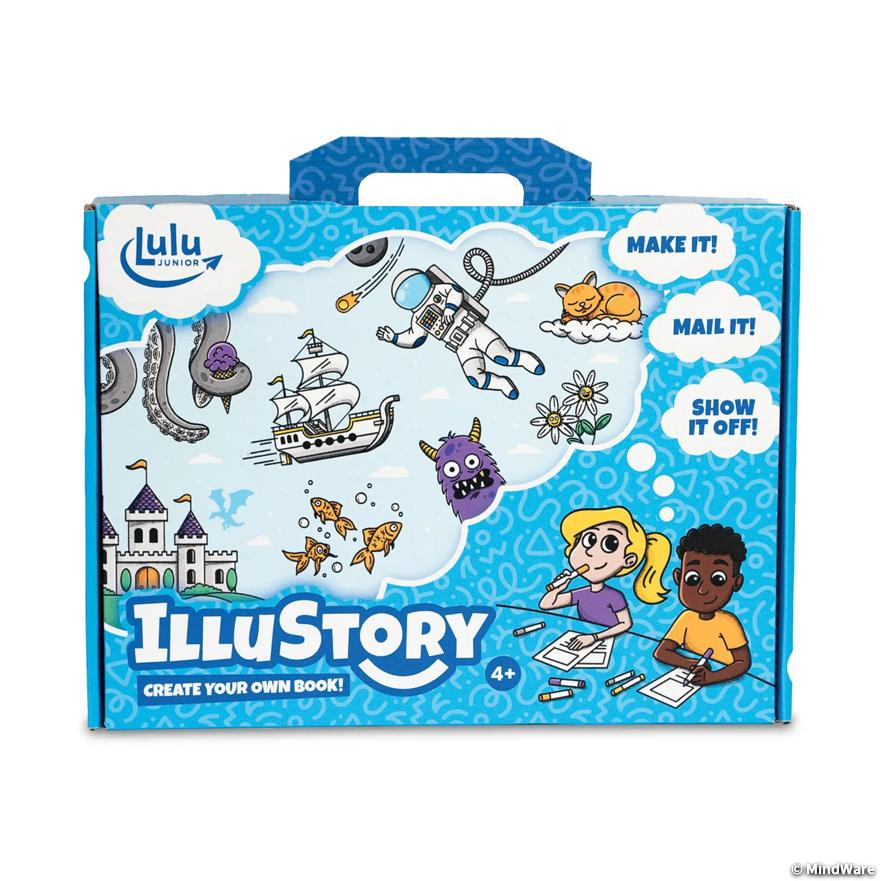 IlluStory Kids Create-Your-Own Hardcover Book Kit – Write & Illustrate Your Story