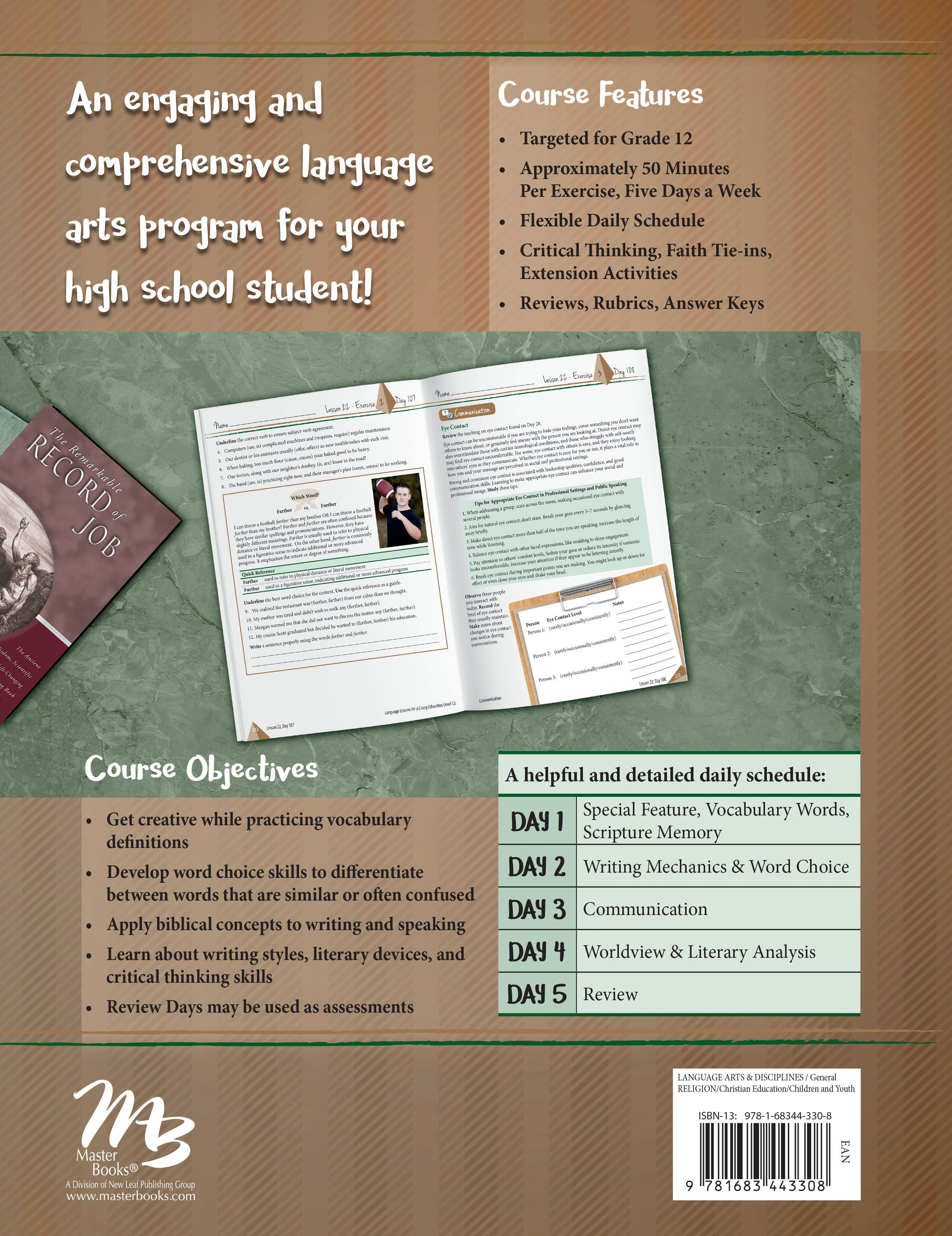 Language Lessons for a Living Education Grade 12 | 1 Year/1 Credit