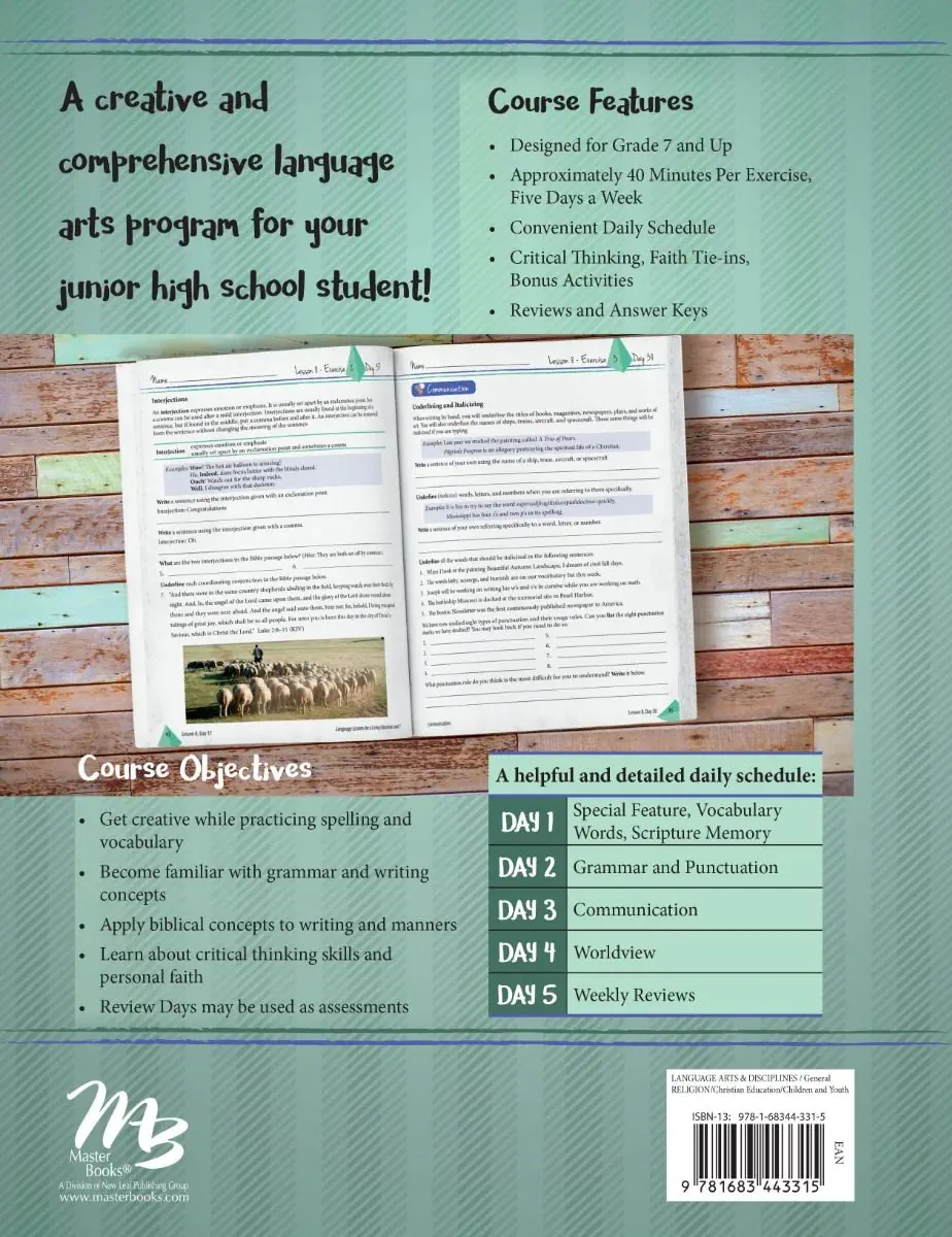 Language Lessons for a Living Education 7 | Grade 7