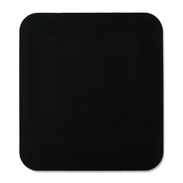 Mouse Pad, square, polyester surface with non-slip natural rubber backing, black