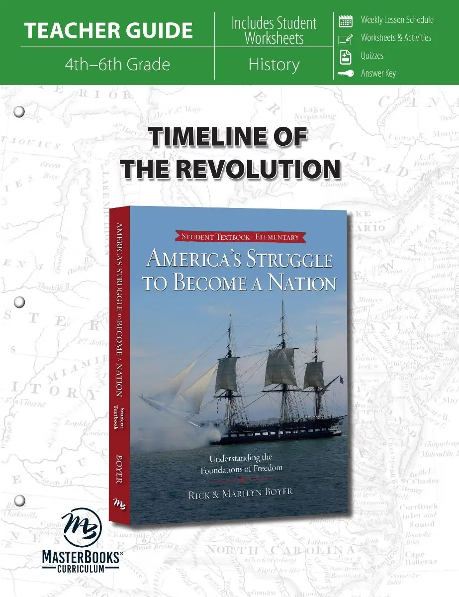 Timeline of the Revolution Set Grades 4-6