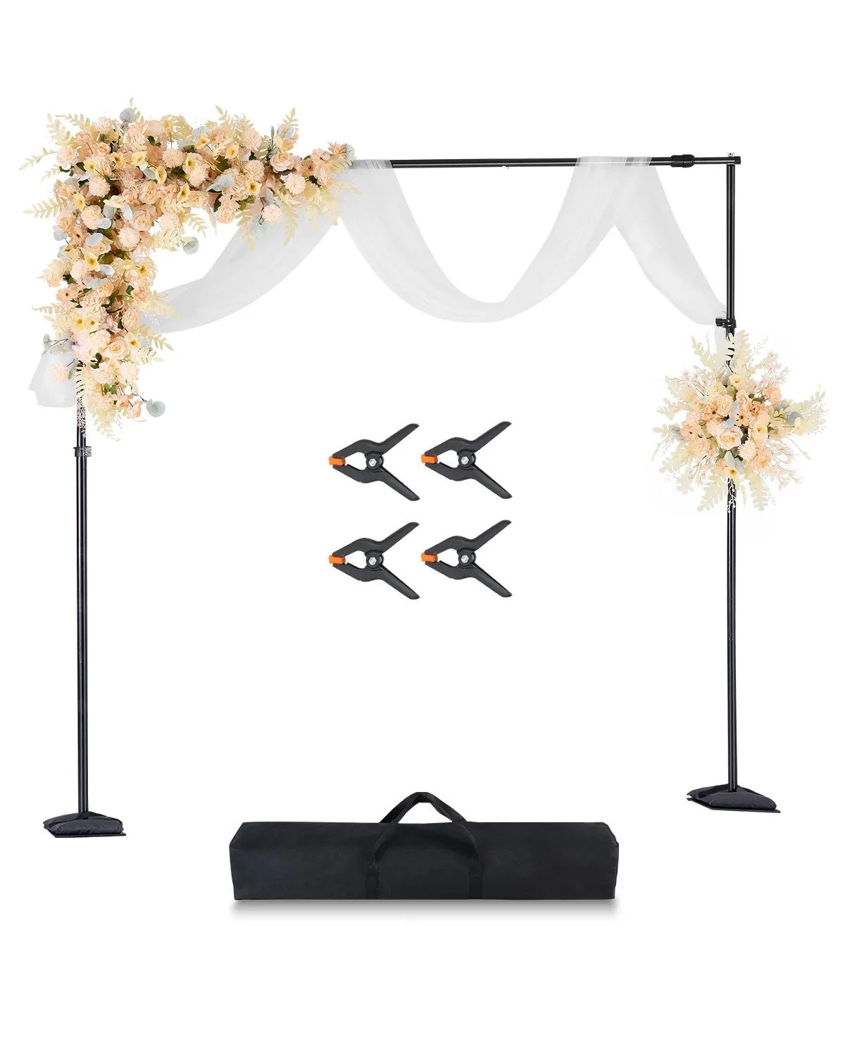 Photography Backdrop Stand, 8.5 x 10 ft Adjustable