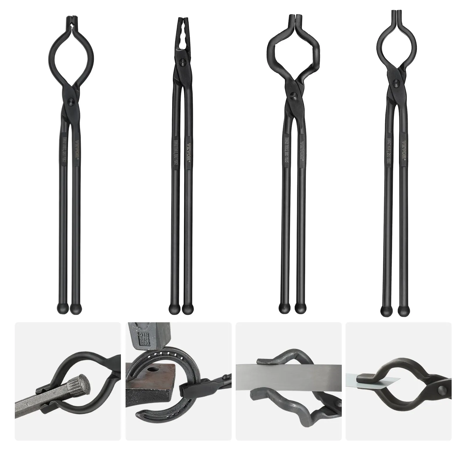Blacksmith Tongs, 18” 4 PCS