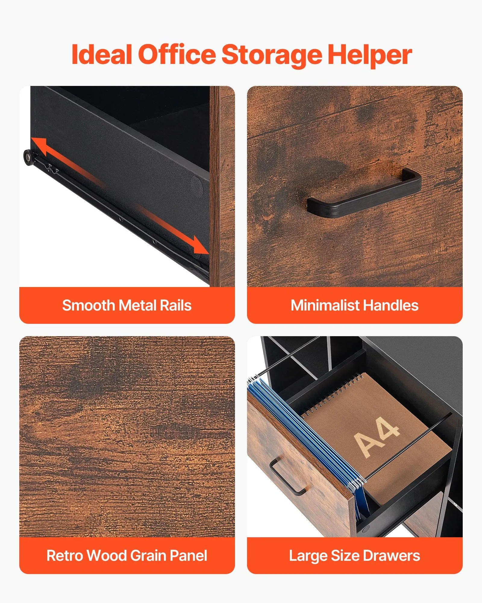 Modern Free Standing Printer Stand