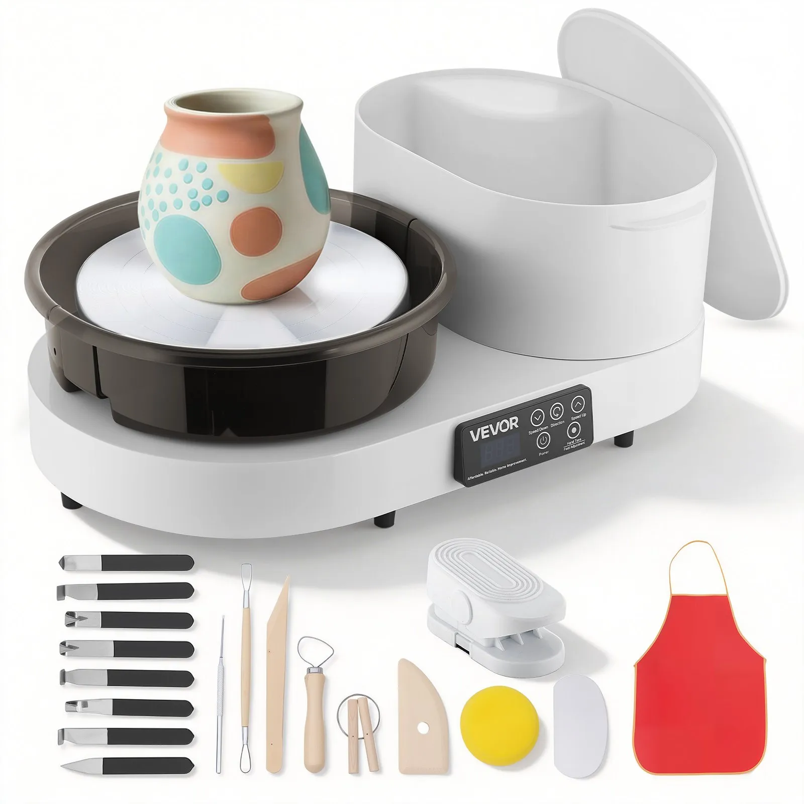 Pottery Wheel for Teens | White