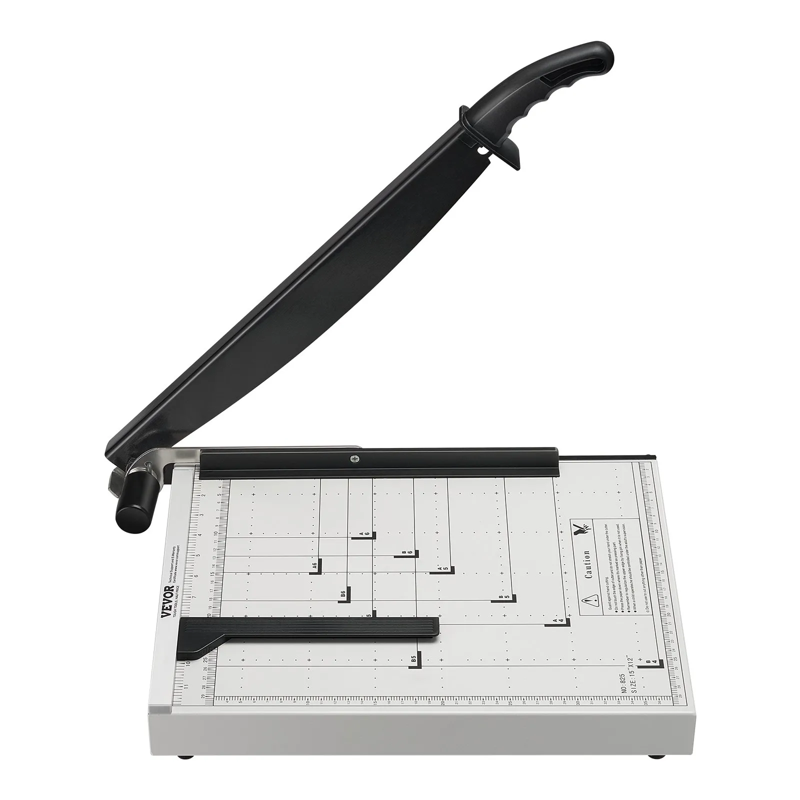 Paper Cutter Guillotine Trimmer 15" Cut Length, 16 Sheet Capacity for Home Use