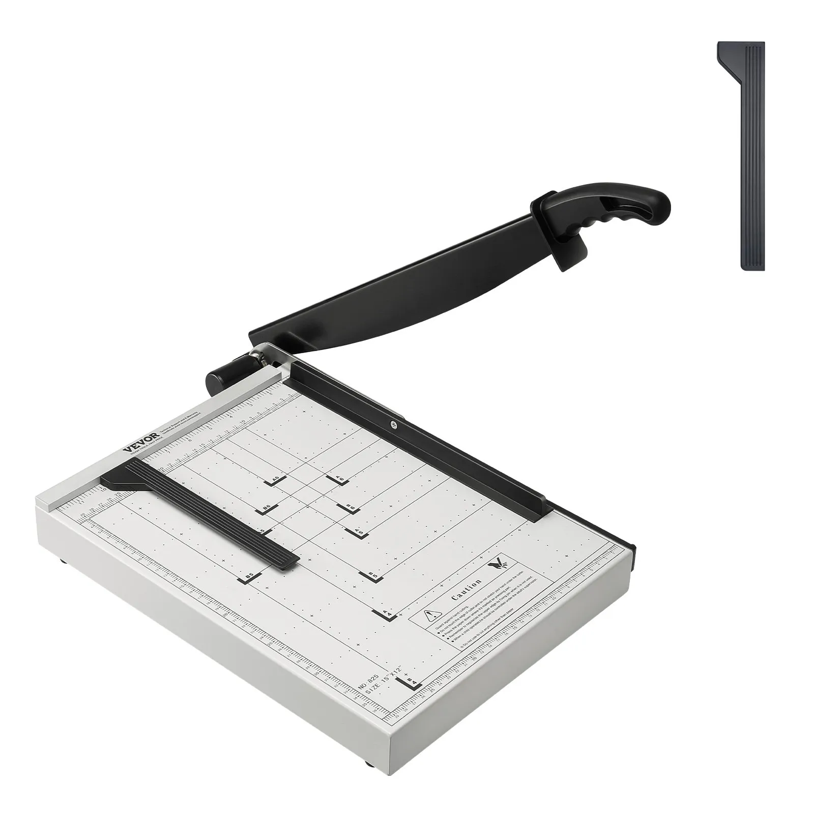 Paper Cutter Guillotine Trimmer 15" Cut Length, 16 Sheet Capacity for Home Use