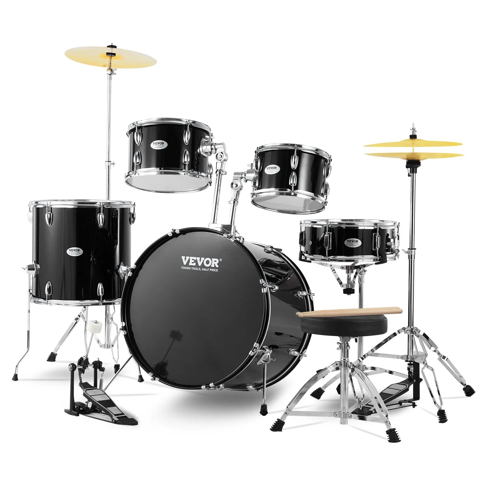 Drum Set, 5-Piece, 22 inches