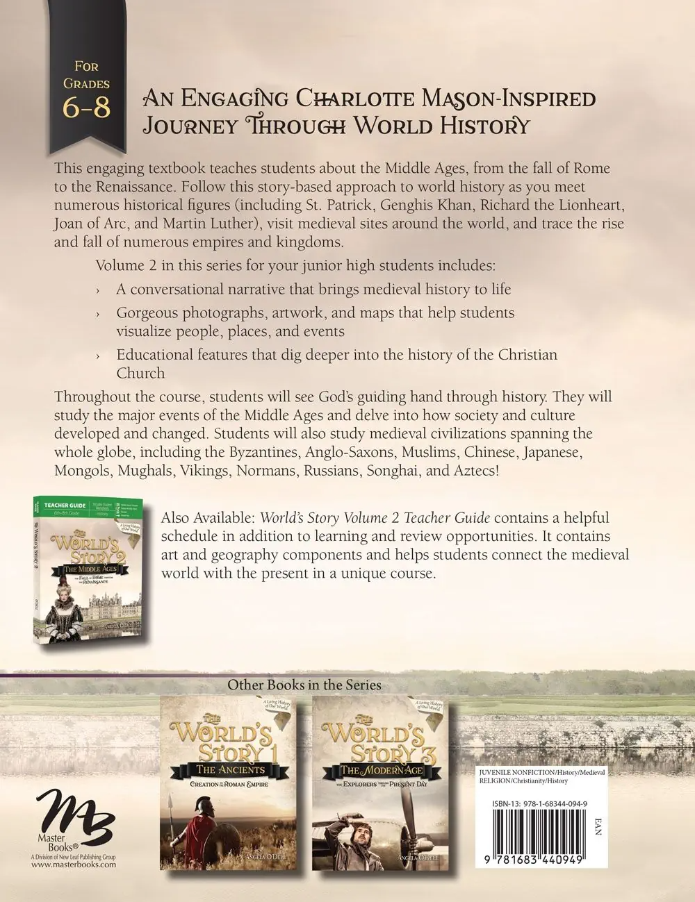 World's Story 2: The Middle Ages (Grades 6-8)