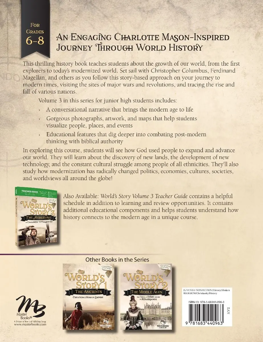 The World's Story 3: The Modern Age (Grades 6-8)