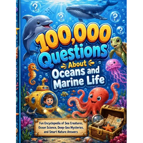 100,000 Questions About Oceans and Marine Life: A Fun Encyclopedia of Sea Creatures, Ocean Science, Deep-Sea Mysteries, and Smart Nature Answers